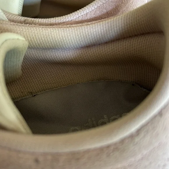 Adidas VL Court 2.0 Suede Casual Trainers Sneakers F35128 Pink & White - 11 - Picture 9 of 11